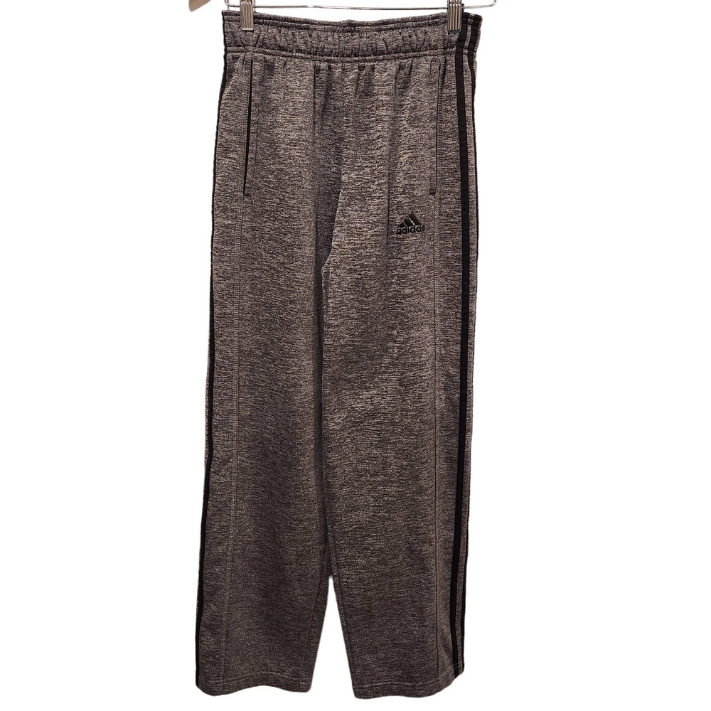Adidas Men's Gray Black Climawarm Tech Fleece Sweatpants Size Small Athletic
